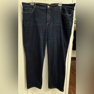 Gloria Vanderbilt Amanda Dark Blue Straight Leg Jeans NormCore